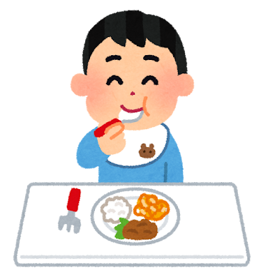 きれいにご飯を食べる子供のイラスト.png